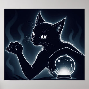 Póster GataNegraPsíquica