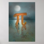 Póster Gateway to Mathematics poster<br><div class="desc">A man stands at a giant gateway,  a pi symbol,  as a portal to the world of mathematics</div>