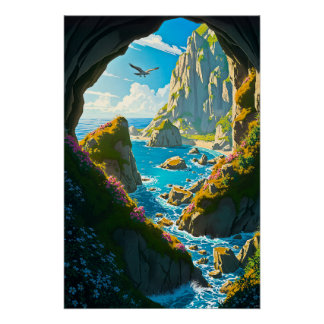 Póster Gateway to the Untamed Coast