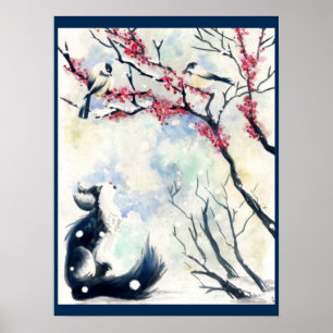 Póster Gatito del Chickadee