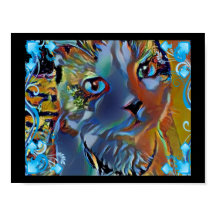 gatito supernatural de raqueta de nieve