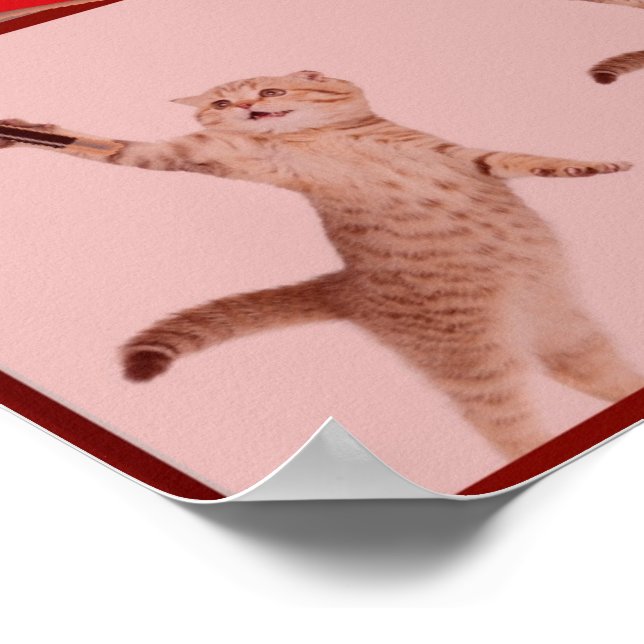 Póster Gatitos comunistas (Esquina)