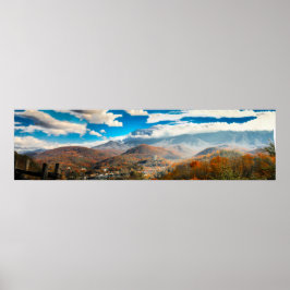 Póster Gatlinburg, TN y las grandes montañas Smoky