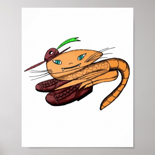 Póster Gato (Frente)