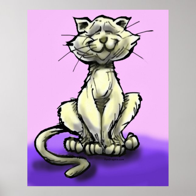 Póster Gato (Frente)