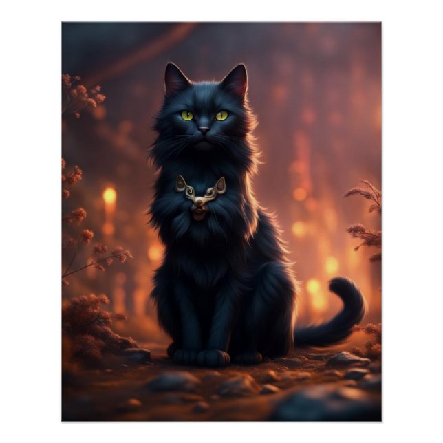 Póster Gato (Anverso)