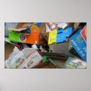 Póster Gato 2 de la caja