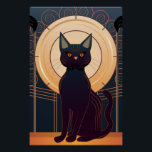 Póster Gato Art Deco<br><div class="desc">Un poster de gatos de diseño Art Déco.</div>