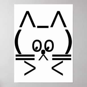 Póster Gato ASCII