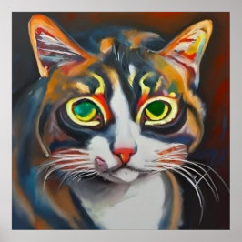 Póster Gato asiático