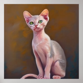 Póster Gato bambino