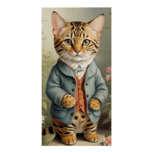 Póster Gato Bengal