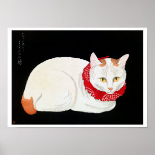 Póster Gato Bobtail japonés, Shotei