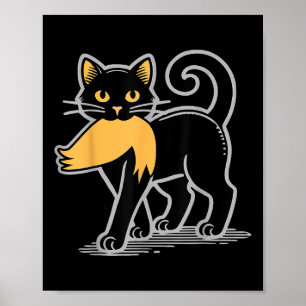 Póster Gato Damas De Kamala Harris Donald Trump 2024