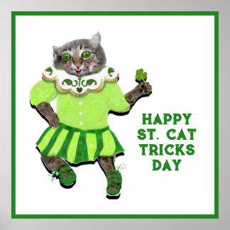 Póster Gato de corte