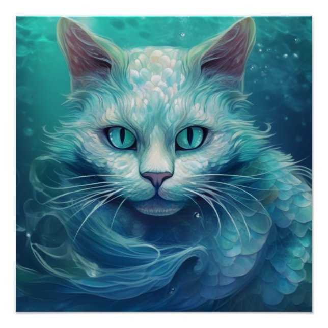 Póster Gato de fantasía (Anverso)