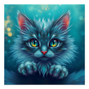 Póster Gato de fantasía