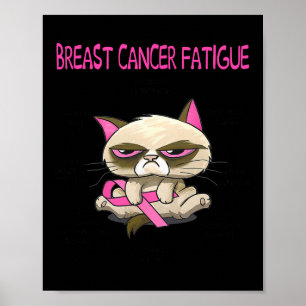 Póster Gato de fatiga por cáncer 