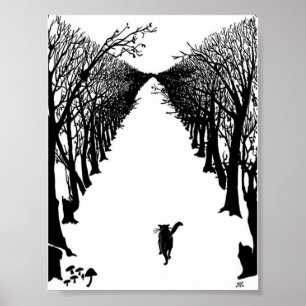 Póster Gato de Kipling