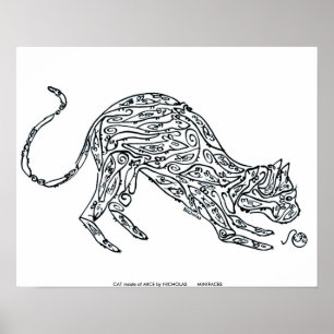 Póster GATO de MICE de NICHOLAS MINI...