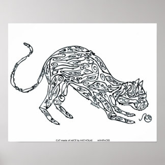 Póster GATO de MICE de NICHOLAS MINI...