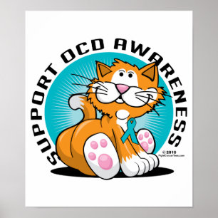 Póster Gato de OCD
