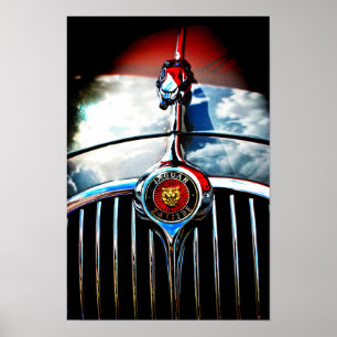 Póster Gato de Salto de Jaguar Leaper