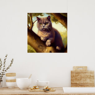 Póster Gato de Shorthair británico