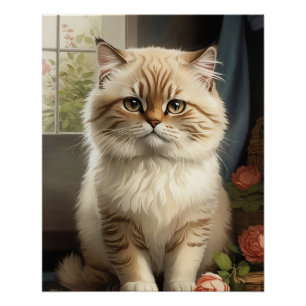 Póster Gato del Himalaya