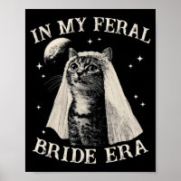 Gato Divertido En Mi Era De Novia Feral Compromiso