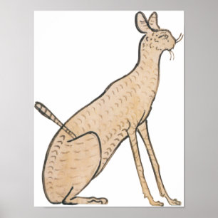 Póster Gato egipcio