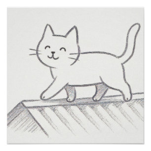 Póster Gato En Un Tejado De Hojalata Caliente