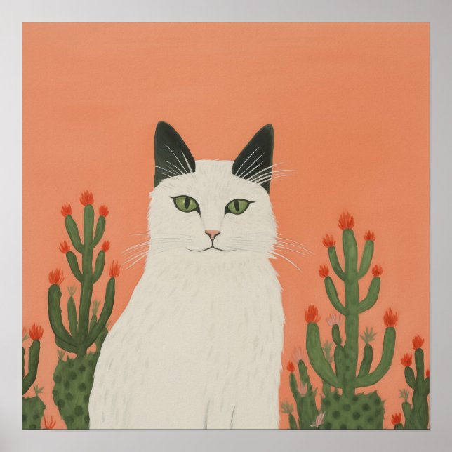 Póster Gato exterior (Frente)