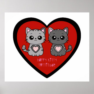 PÓSTER GATO FELIZ 1