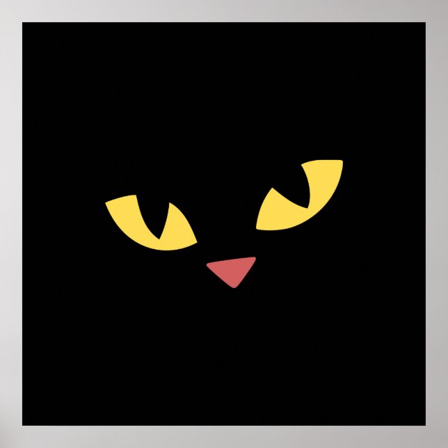 Póster Gato Gaze (Frente)