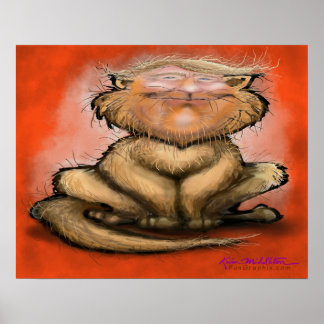 Póster Gato Gordo Trump