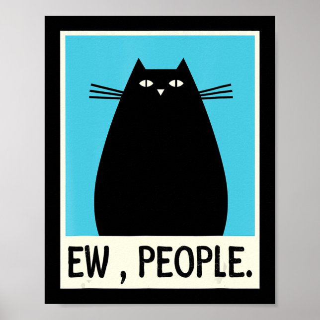 Póster Gato japonés Kawaii Anime (Frente)