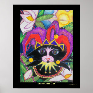 Póster Gato Jazz