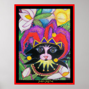Póster Gato Jazz