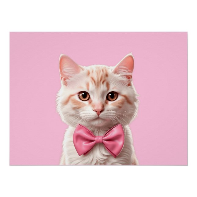 Póster Gato Kitty - orizzontal masculino (Anverso)