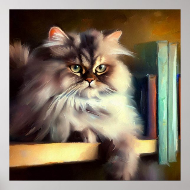 Póster Gato largo británico (Frente)