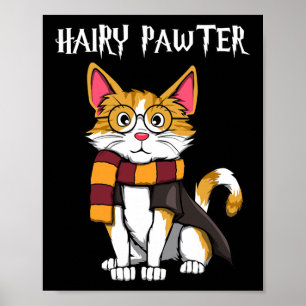 Póster Gato mágico con Gles Wich Cat