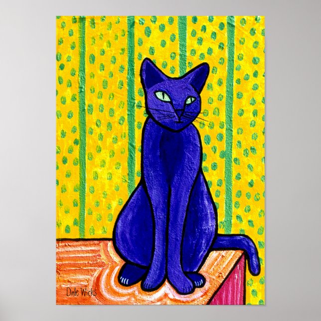 Póster Gato Morado (Frente)
