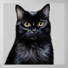 Póster Gato negro