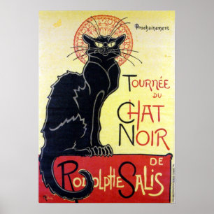 Póster Gato negro, Alexandre Steinlen