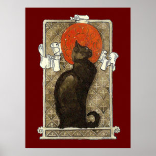 Póster Gato negro, Alexandre Steinlen