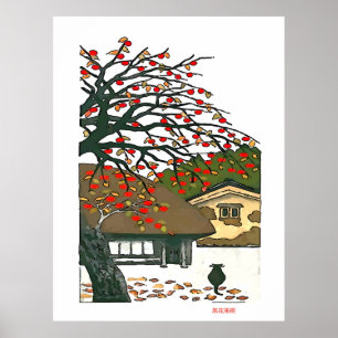 Póster Gato negro esperando