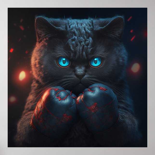 Póster Gato negro poster (Frente)