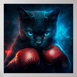 Póster Gato negro poster