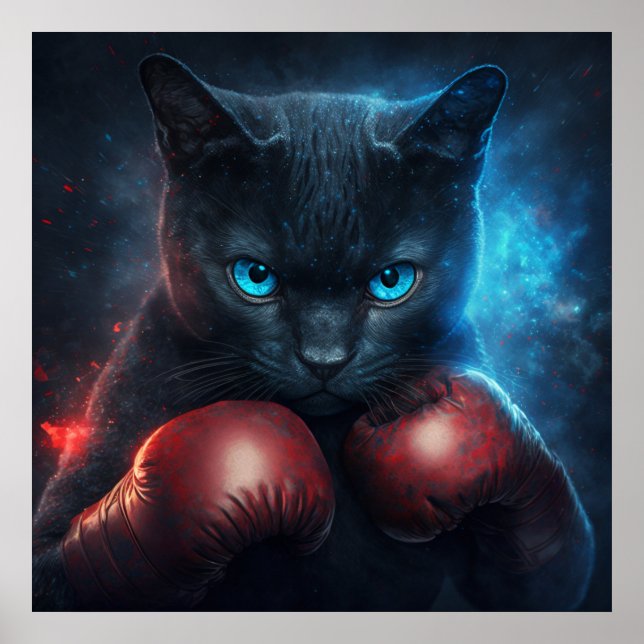 Póster Gato negro poster (Frente)